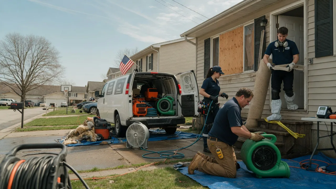 Water Damage Restoration in Woodland, PA near me